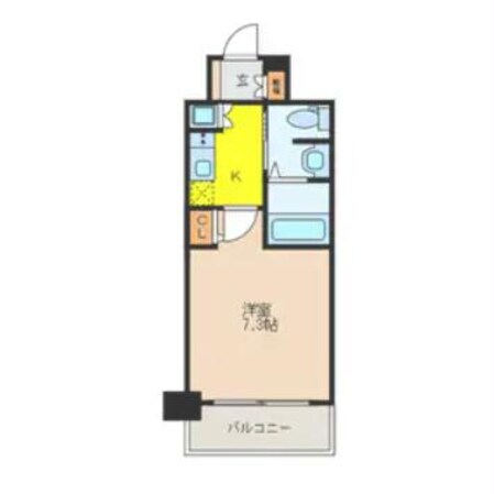 エヴァステージ梅田WESTの物件間取画像